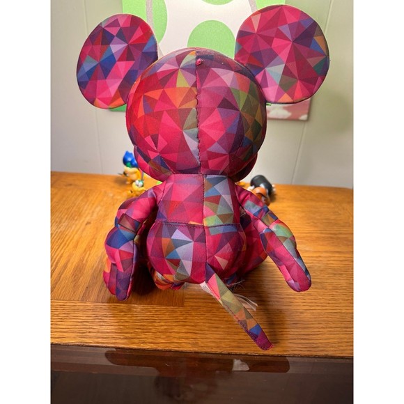 Disney Kaleidoscope of Color Mickey Mouse Plush 2020 Multicolor - Picture 3 of 4